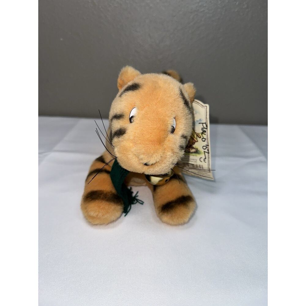 Disney Winnie the Pooh Tigger Classic Pooh Plush Gund Stuffed Animal Scarf Bell - Picture 4 of 11